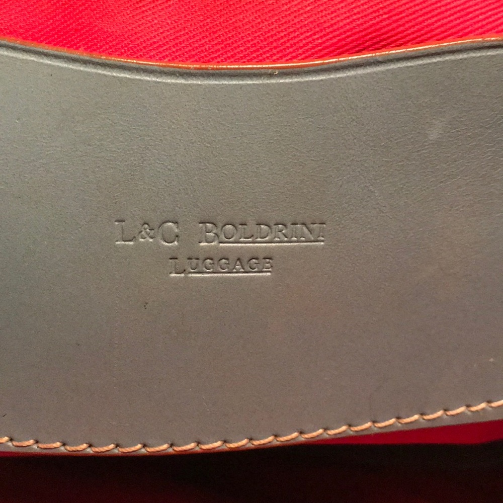 Boldrini Baby Blue Leather shoulder bag - Picture 5 of 12